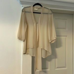 Pins and Needles 3/4 Sleeve Blouse